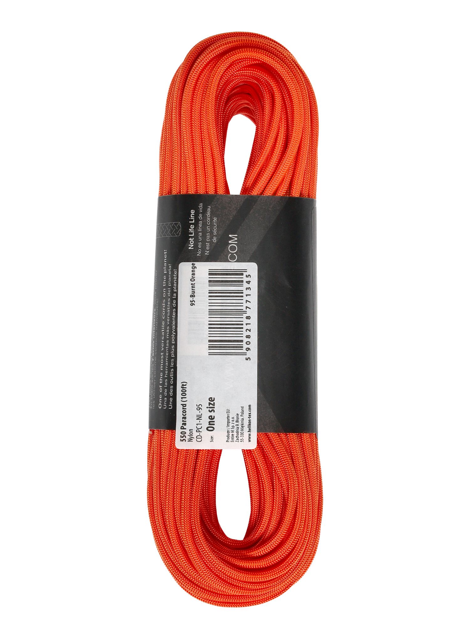 Pomocná šňůra Atwood Rope MFG 550 Paracord 30 m - burnt orange