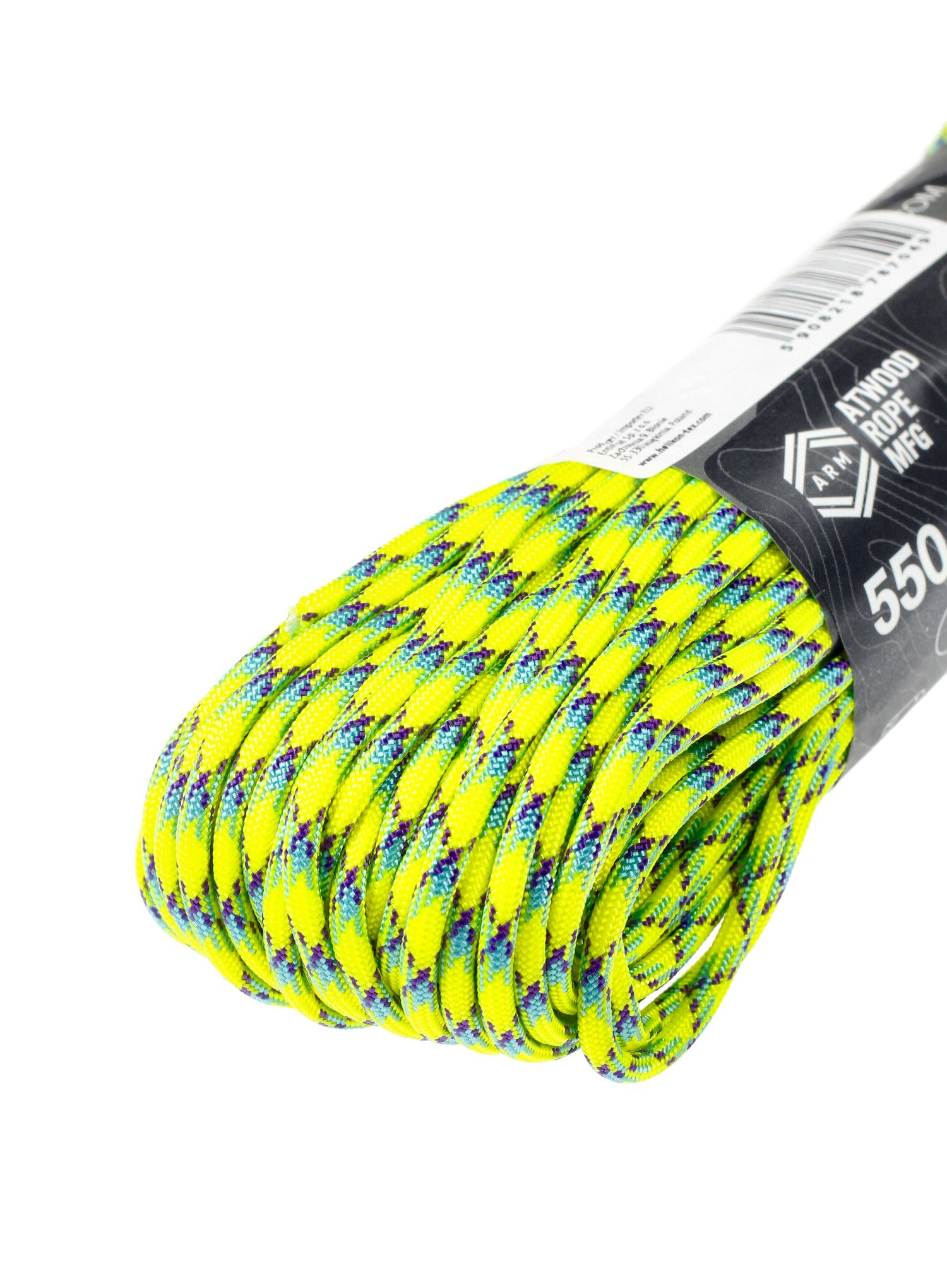 Pomocná šňůra Atwood Rope MFG 550 Paracord 30 m - xanthoria