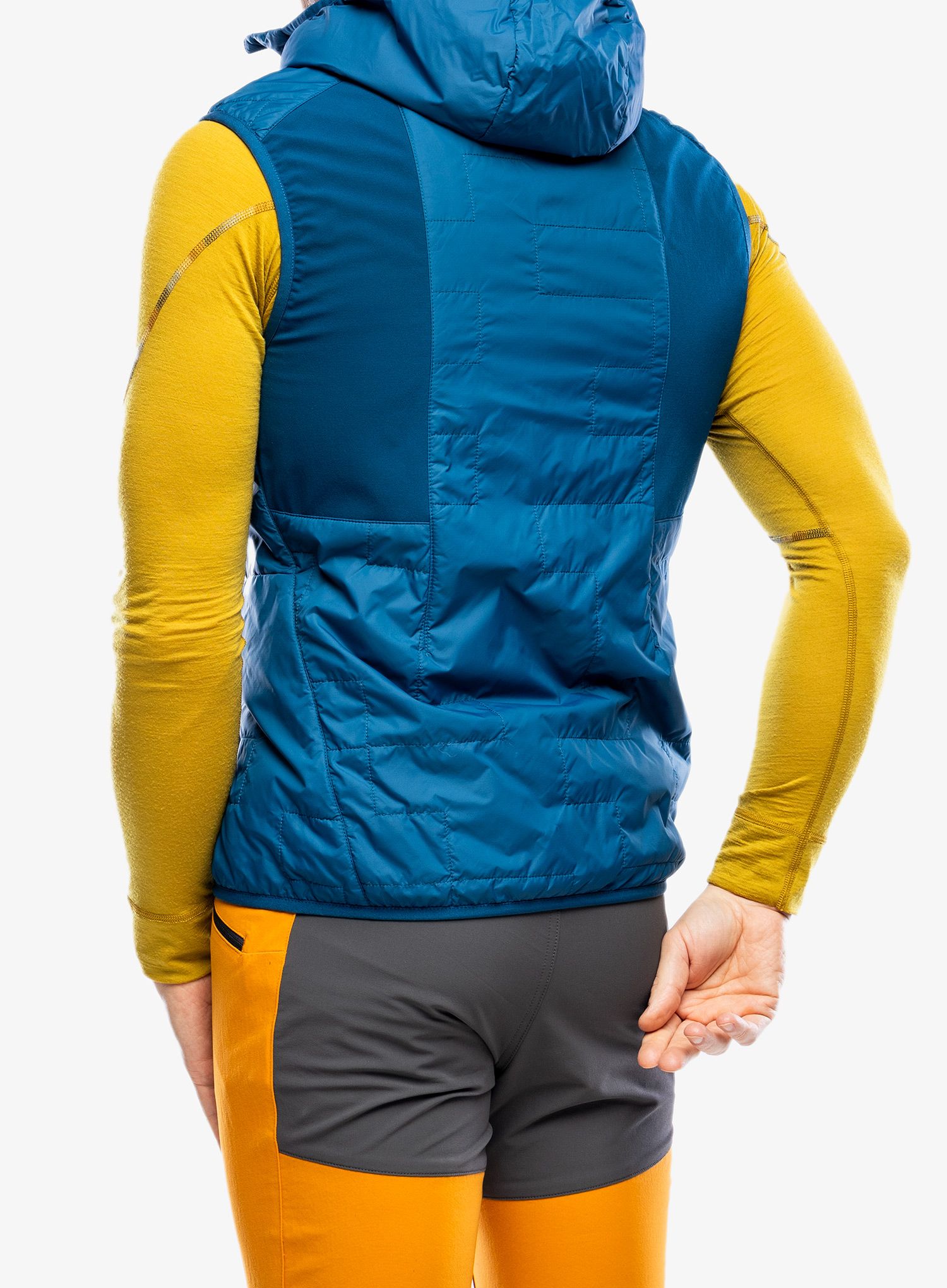 Zateplená vesta Ortovox Swisswool Piz Boe Vest - petrol blue