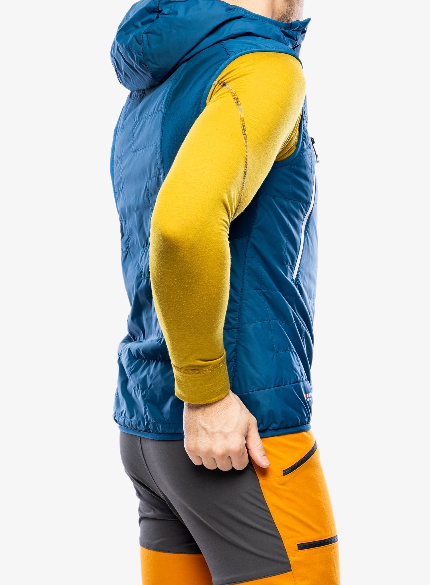 Zateplená vesta Ortovox Swisswool Piz Boe Vest - petrol blue