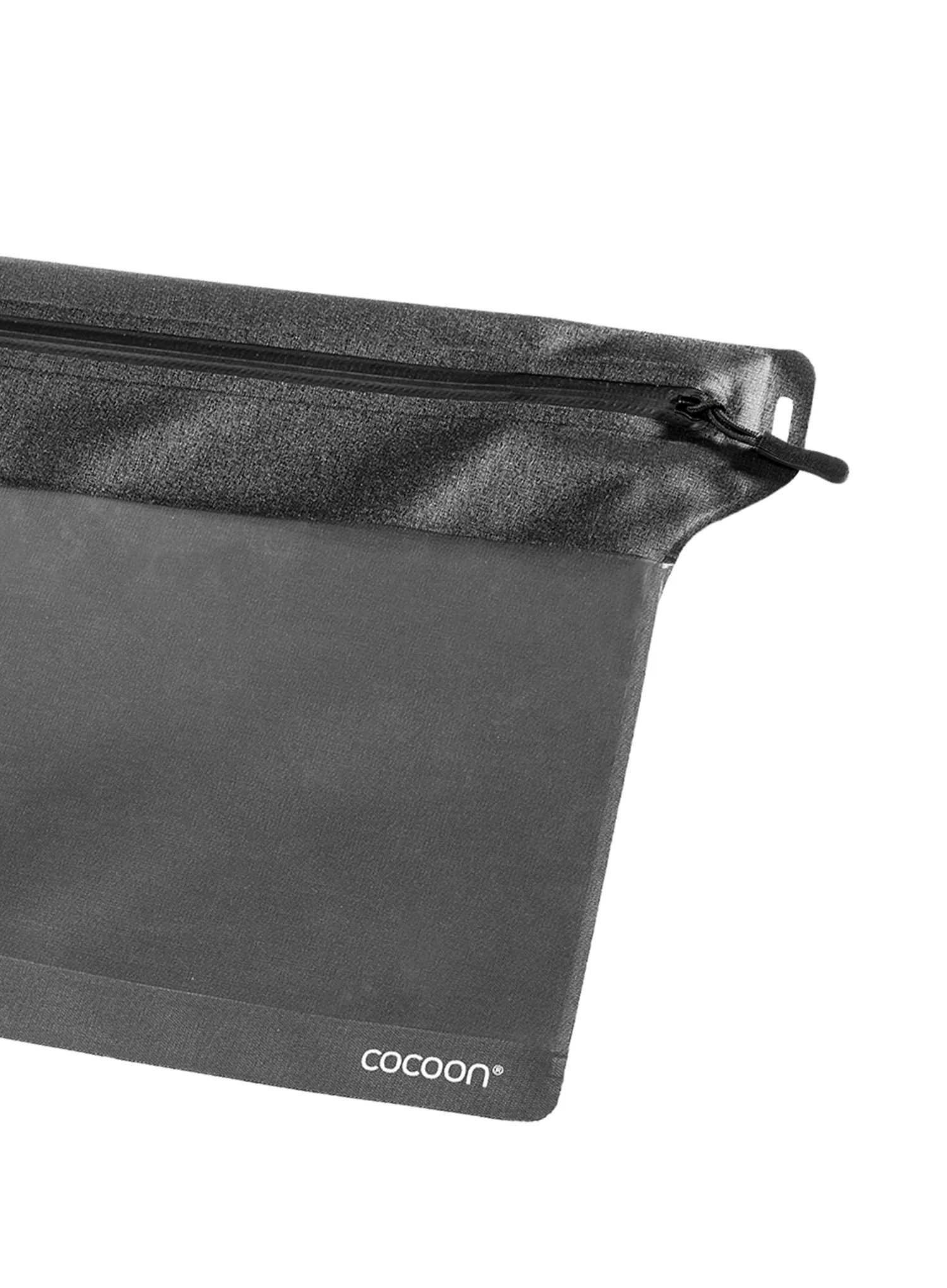Kapsička na krk Cocoon Zippered Flat Document Bag L - grey/black