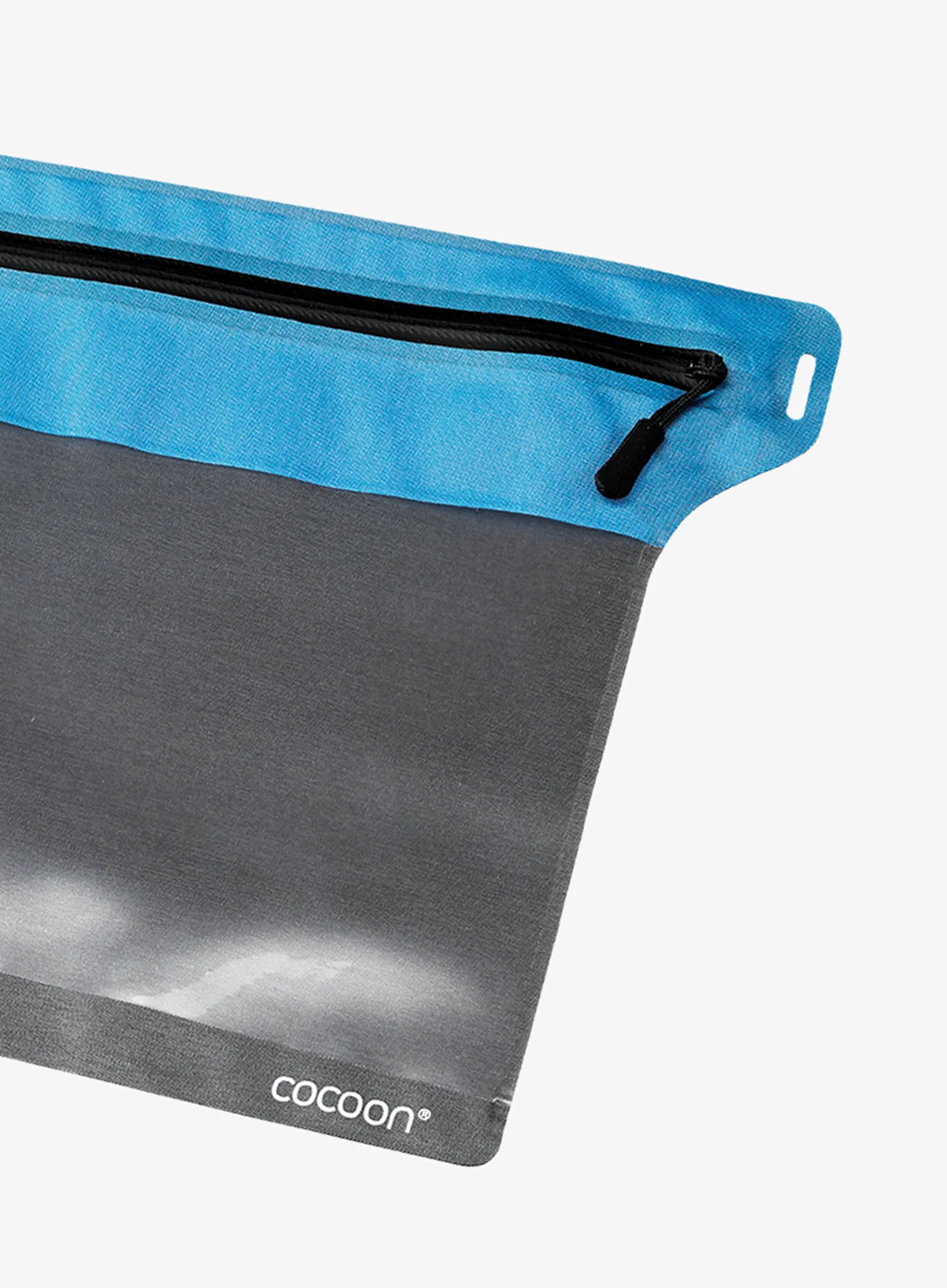 Kapsička na krk Cocoon Zippered Flat Document Bag L - grey/blue