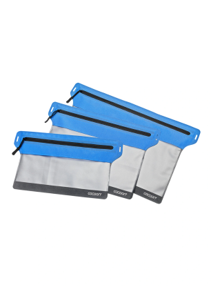Kapsička na krk Cocoon Zippered Flat Document Bag M - grey/blue