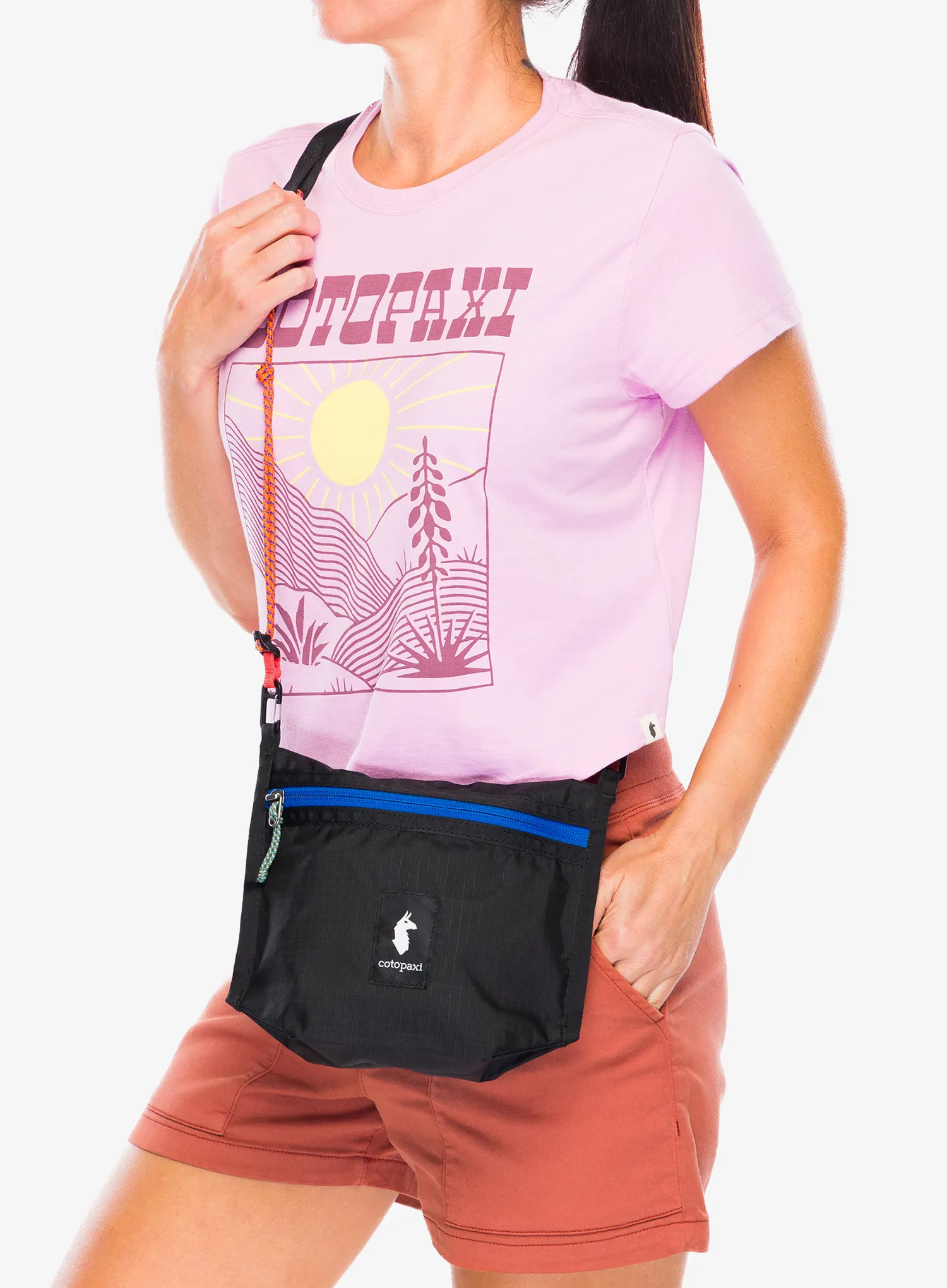 Kapsička na krk Cotopaxi Lista 2L Lightweight Crossbody Bag Cada Dia - black