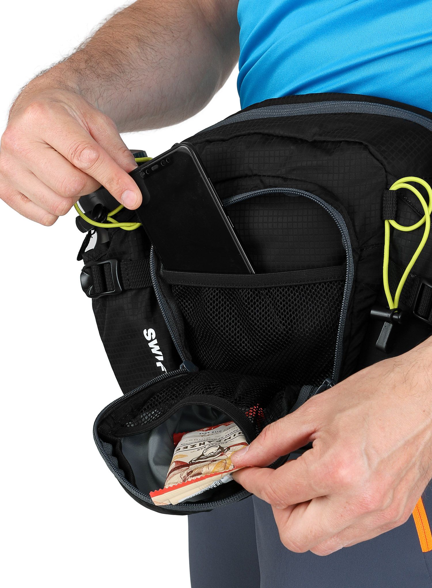 Běžecký pás Kohla Swift 5 Liter Hipbag - caviar/bachelor button