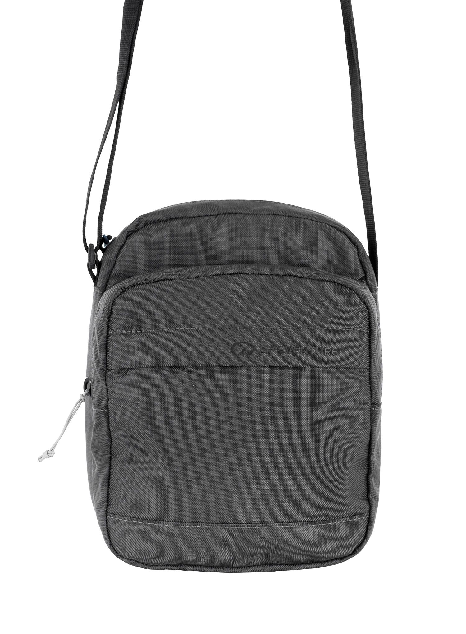 Mala taška Lifeventure Recycled RFiD Shoulder Bag - grey