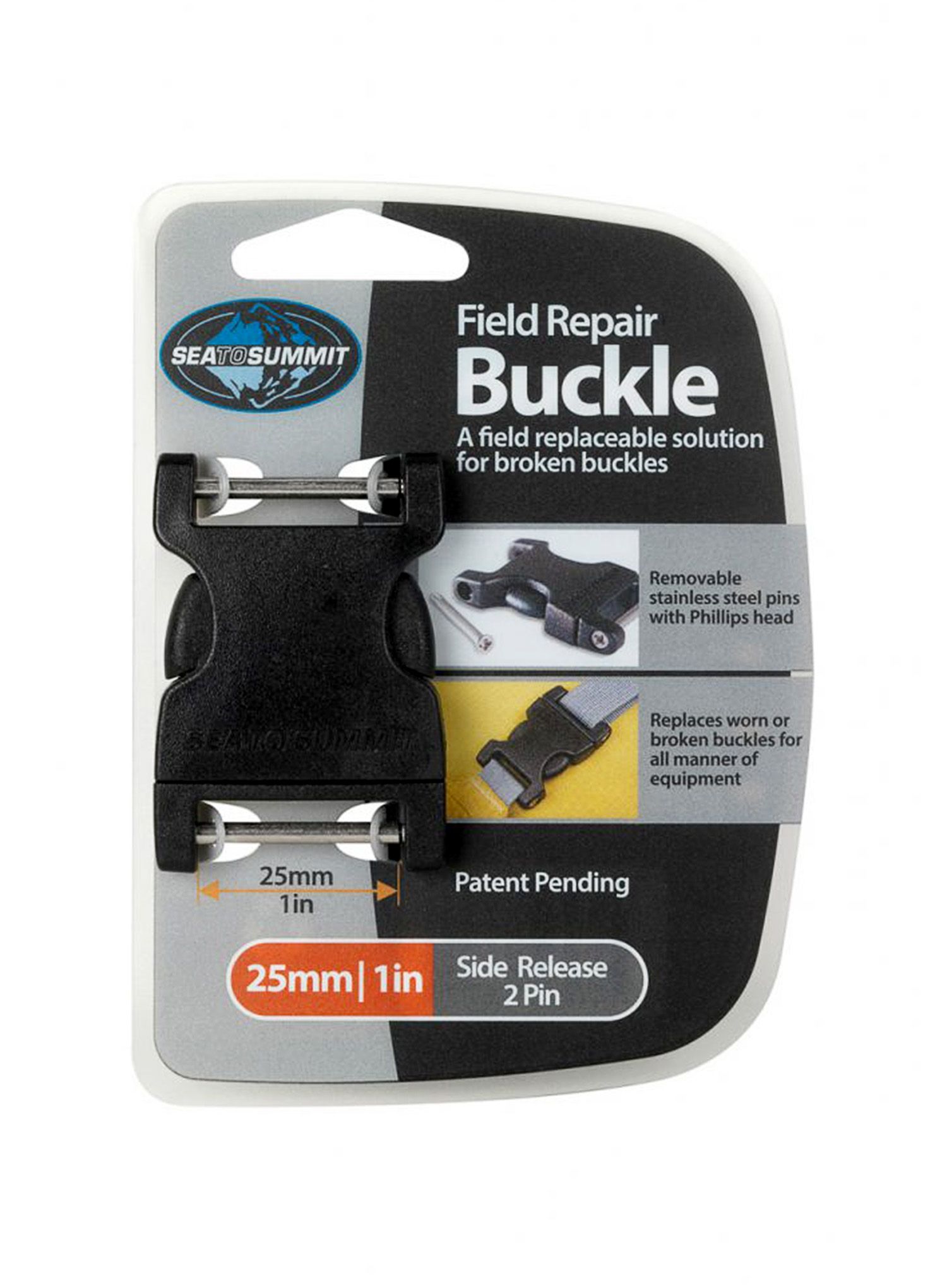 Spojka Sea To Summit Field Repair Buckle Side Release 2 pin 25mm