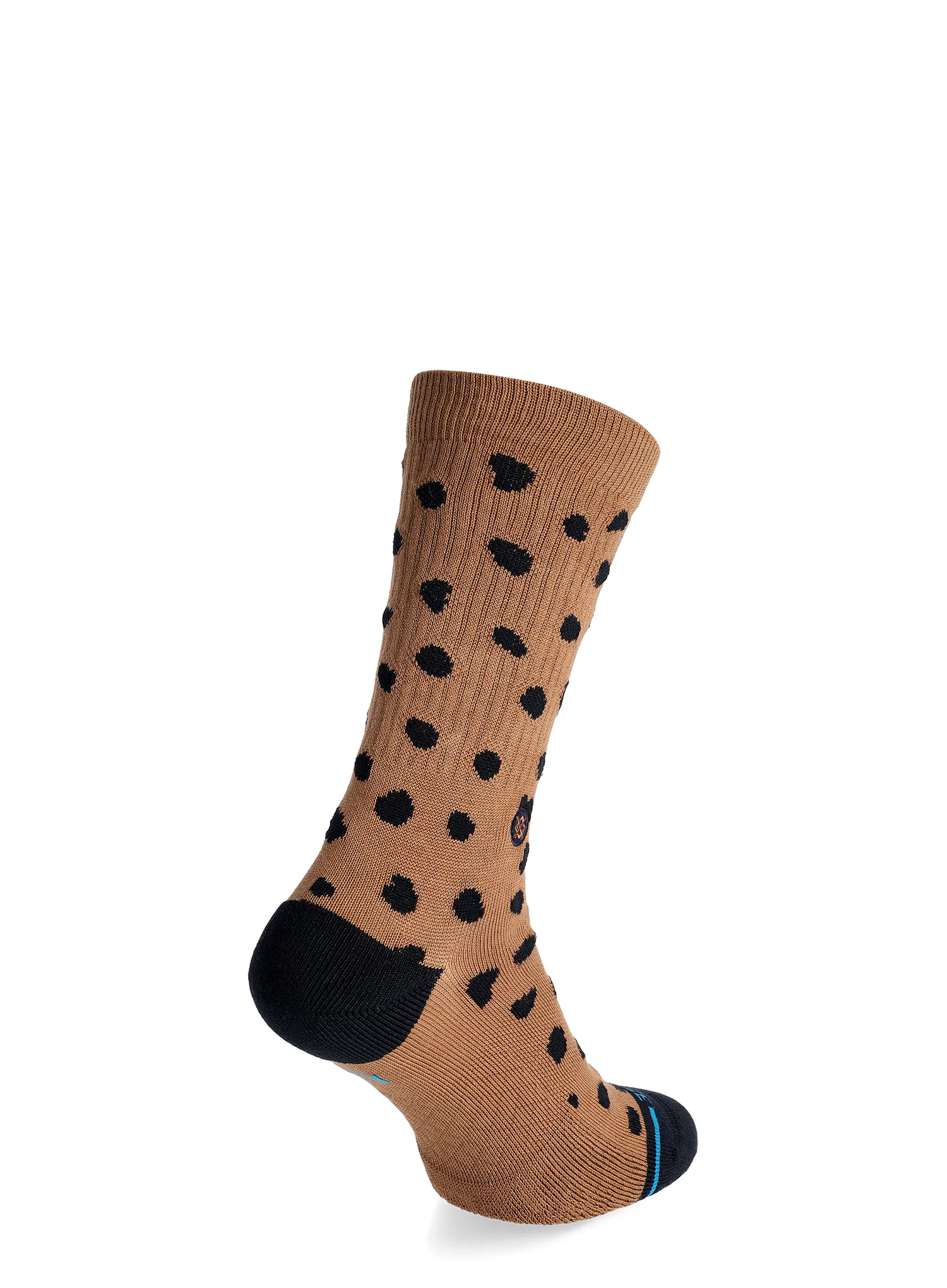 Dámské ponožky Stance Leopard Crew - brown