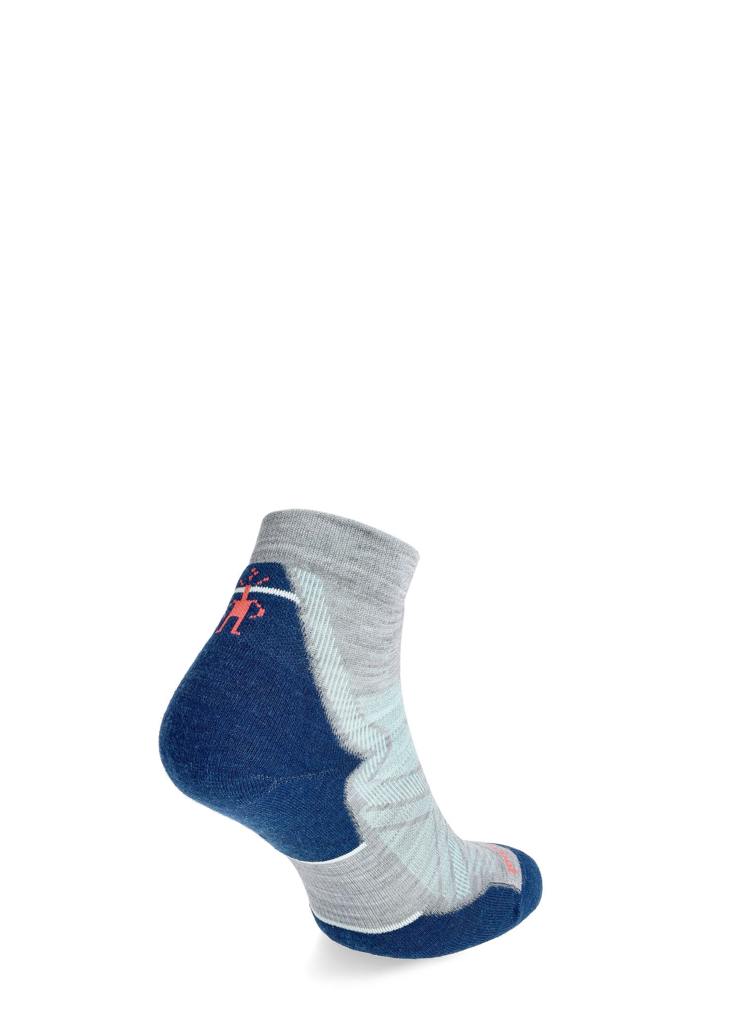 Dámské ponožky Smartwool Run Targeted Cushion Ankle Socks - l. gray
