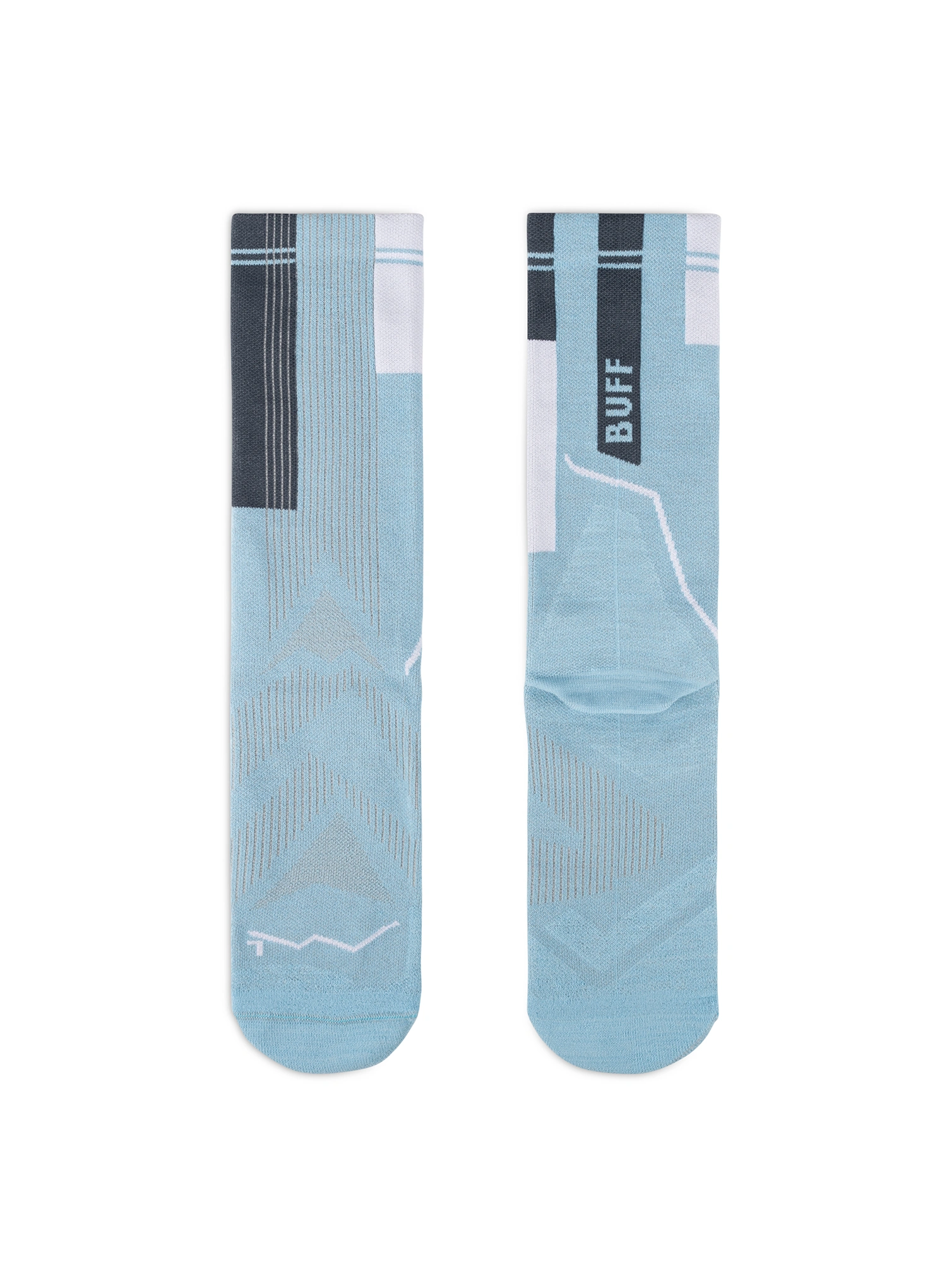 Ponožky na běhání Buff Coolnet Crew Sock CC - dusty blue