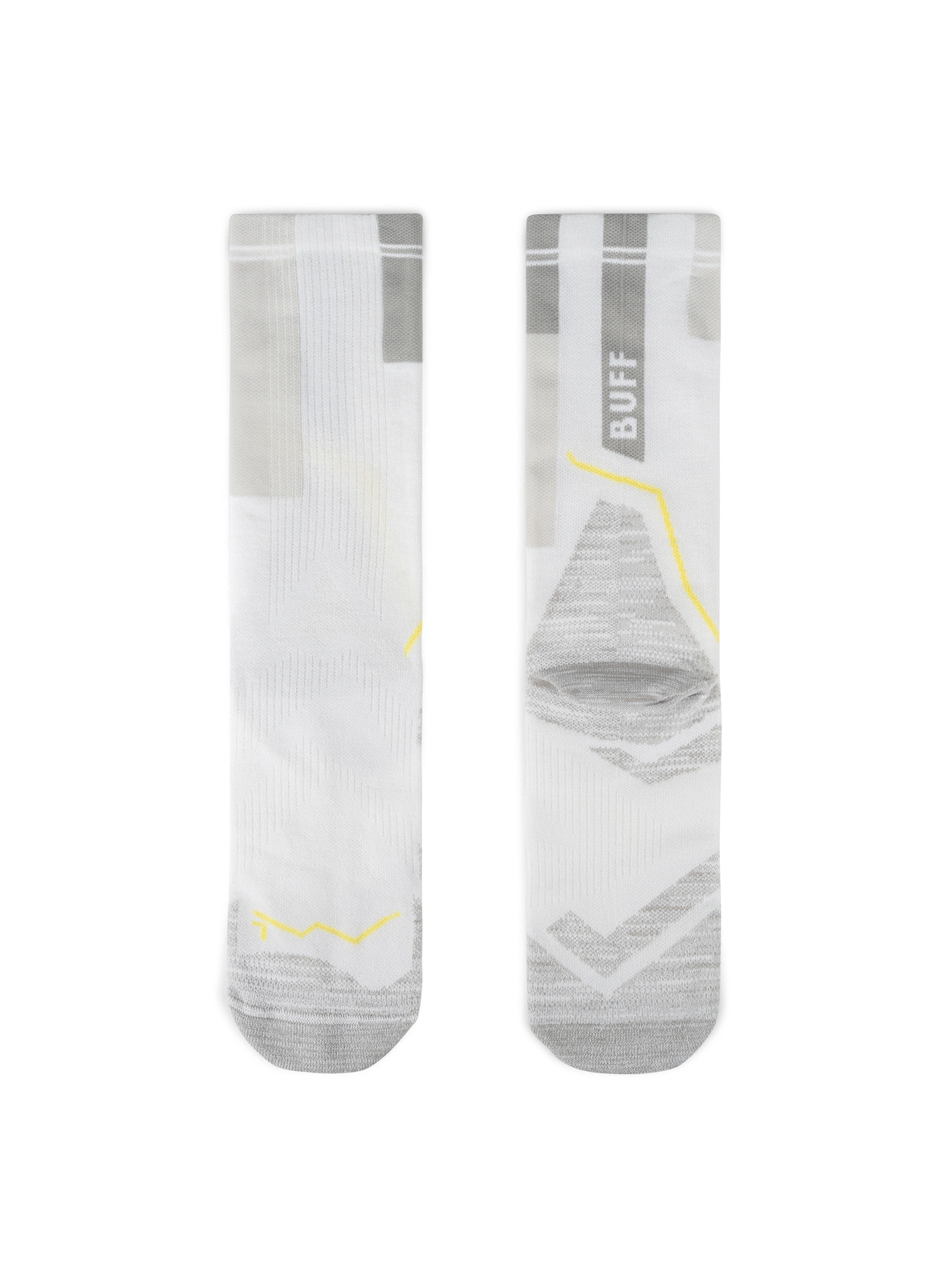 Ponožky na běhání Buff Coolnet Crew Sock CC - white
