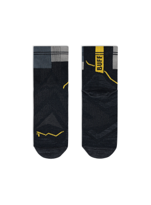 Ponožky na běhání Buff Coolnet Quarter Sock CQ - graphite