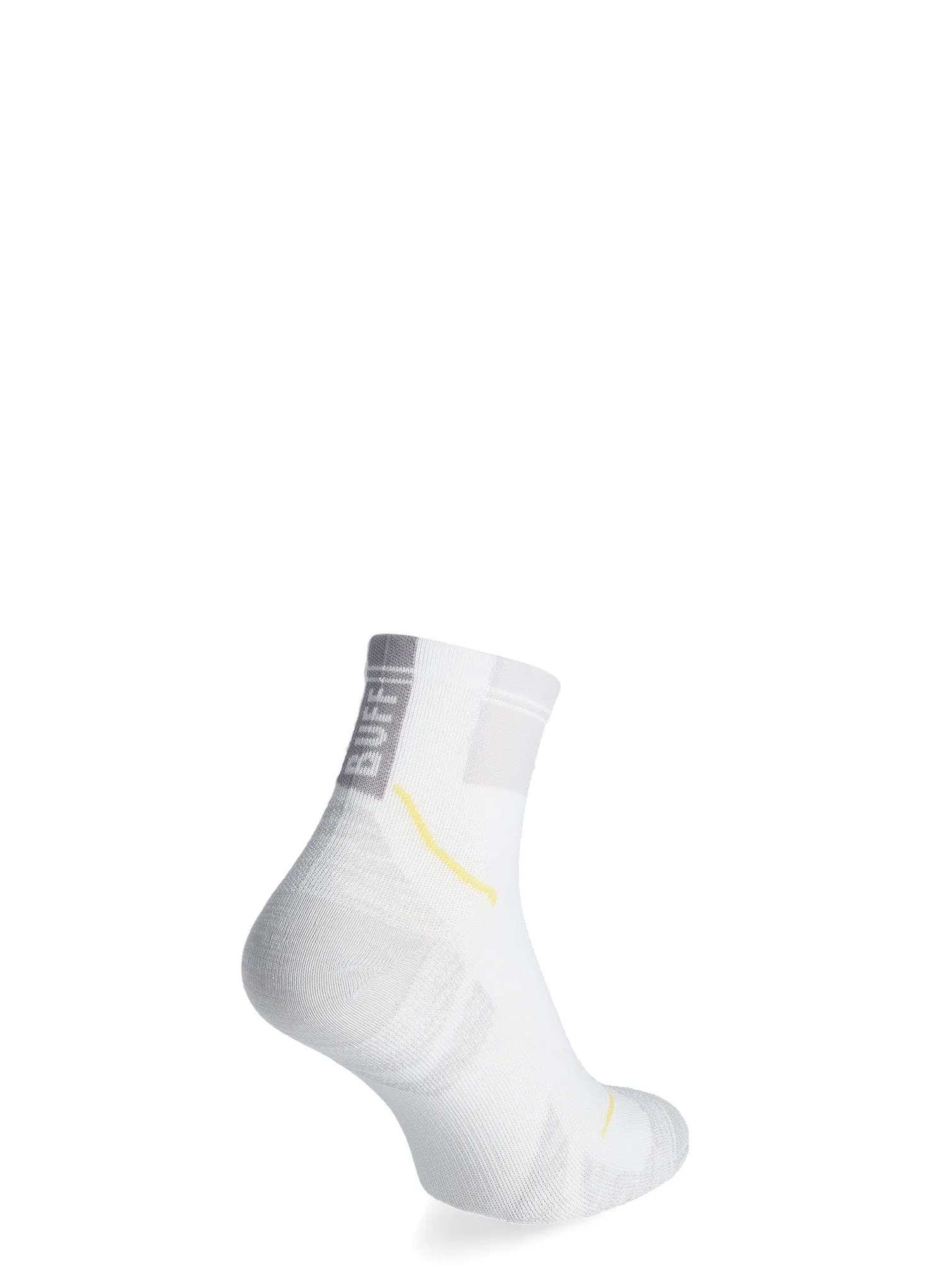 Ponožky na běhání Buff Coolnet Quarter Sock CQ - white
