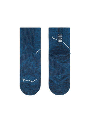 Ponožky na běhání Buff Dryflx Quarter Sock DQ - blue