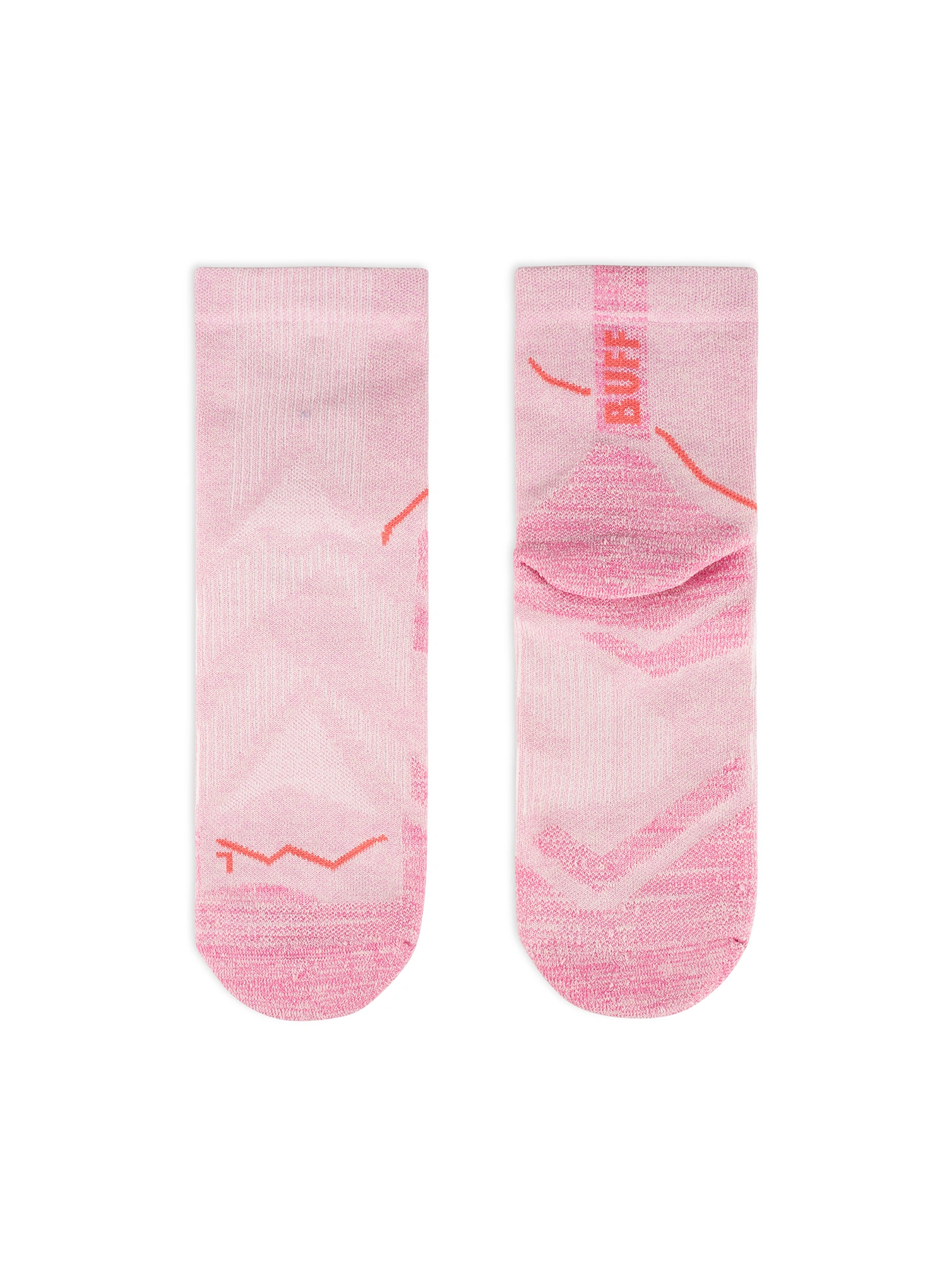Ponožky na běhání Buff Dryflx Quarter Sock DQ - camelia