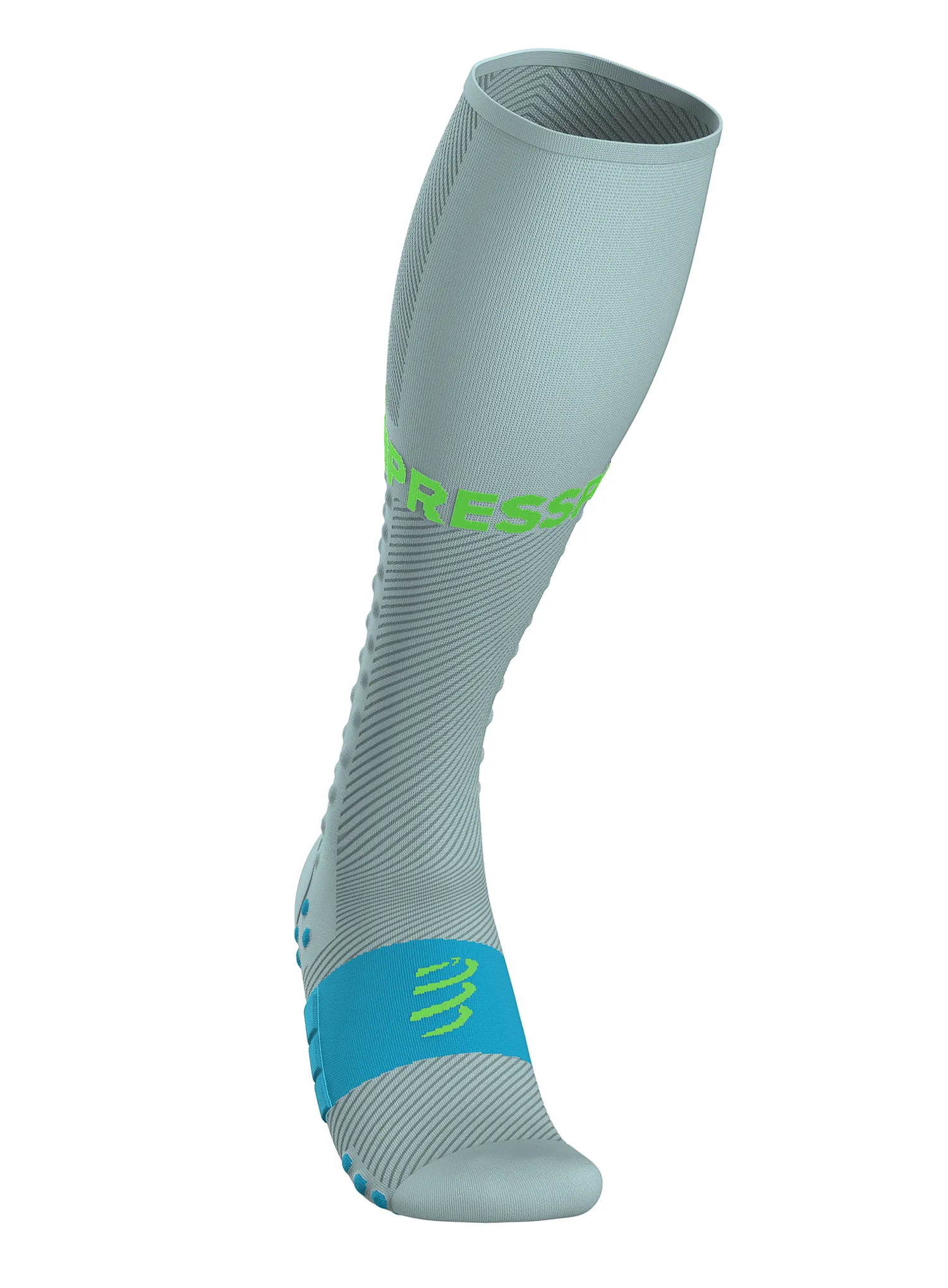 Ponožky na běhání Compressport Compression Full Socks Run - ether/norse blue