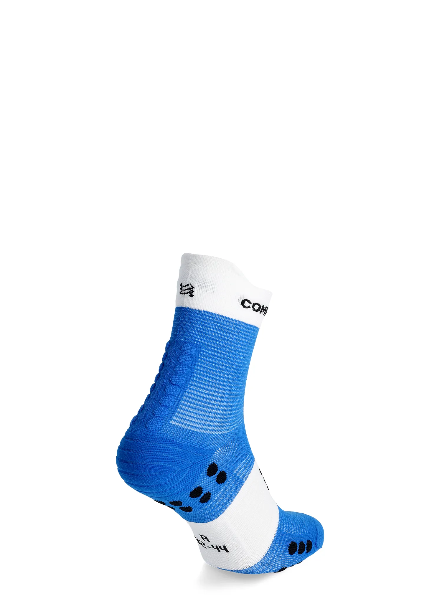 Ponožky na běhání Compressport Pro Racing Socks v4.0 Run High - princess blue/white