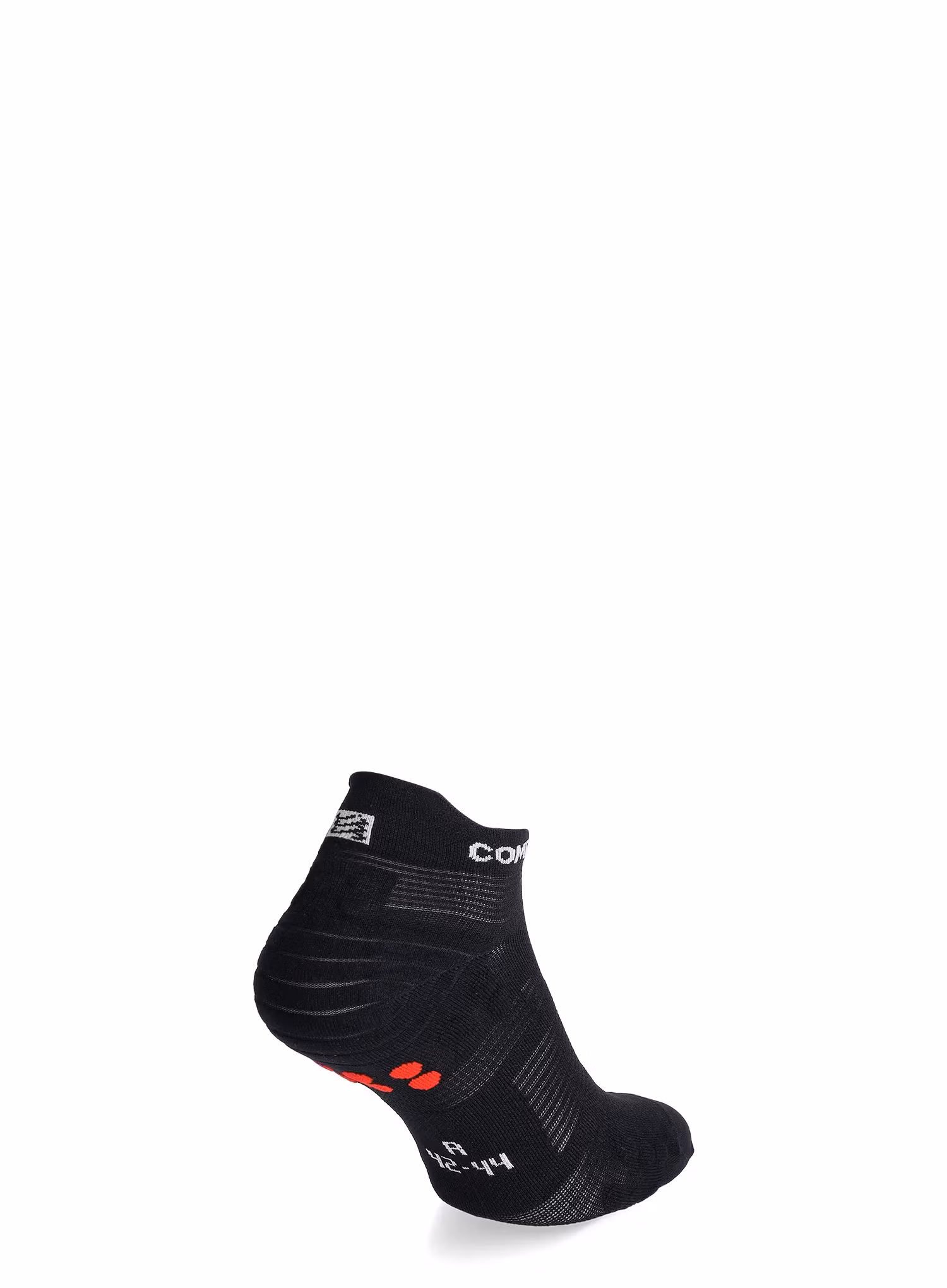Ponožky na běhání Compressport Pro Racing Socks v4.0 Run Low - black/white