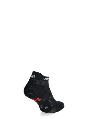 Ponožky na běhání Compressport Pro Racing Socks v4.0 Run Low - black/white