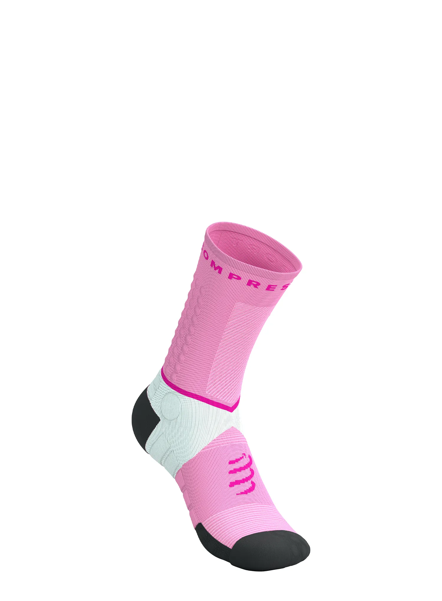 Ponožky na běhání Compressport Ultra Trail Socks v2.0 - begonia/neon pink