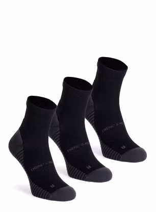 Ponožky na běhání Odlo Performance Run Quarter Socks - black