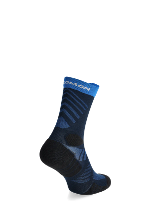 Ponožky na běhání Salomon Aero Crew - maritime blue/bluing/white