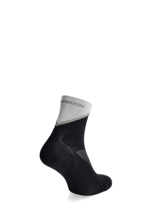 Ponožky na běhání Salomon Pulse Ankle - black/gull gray/silver cloud