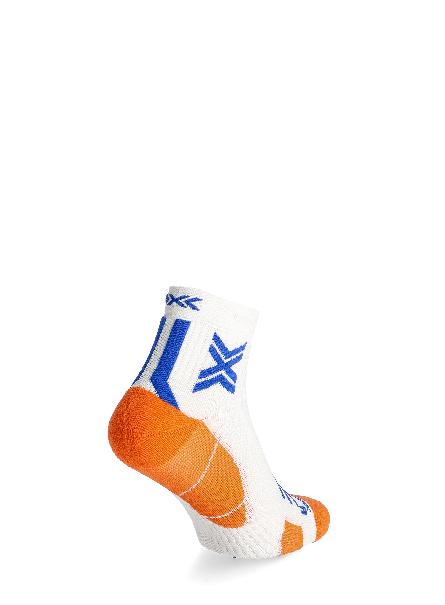 Ponožky na běhání X-Socks Run Expert Ankle - white/orange/twyce blue