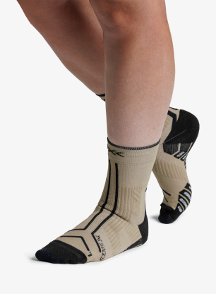 Ponožky na běhání X-Socks Trailrun Terraskin Expert Crew - sand/dark sand