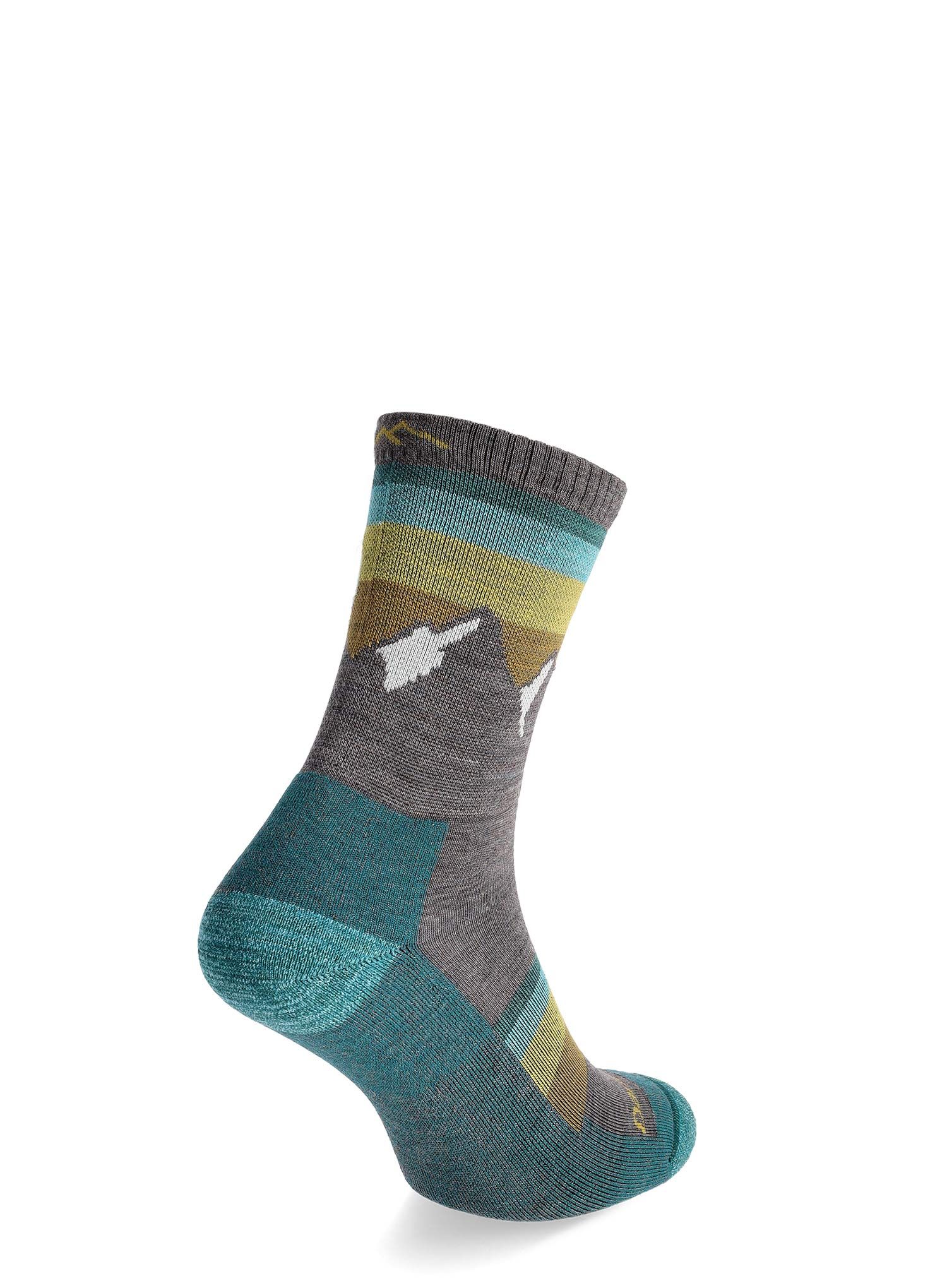 Dámské ponožky Darn Tough Sunset Ledge Micro Crew Lightweight with Cushion - taupe