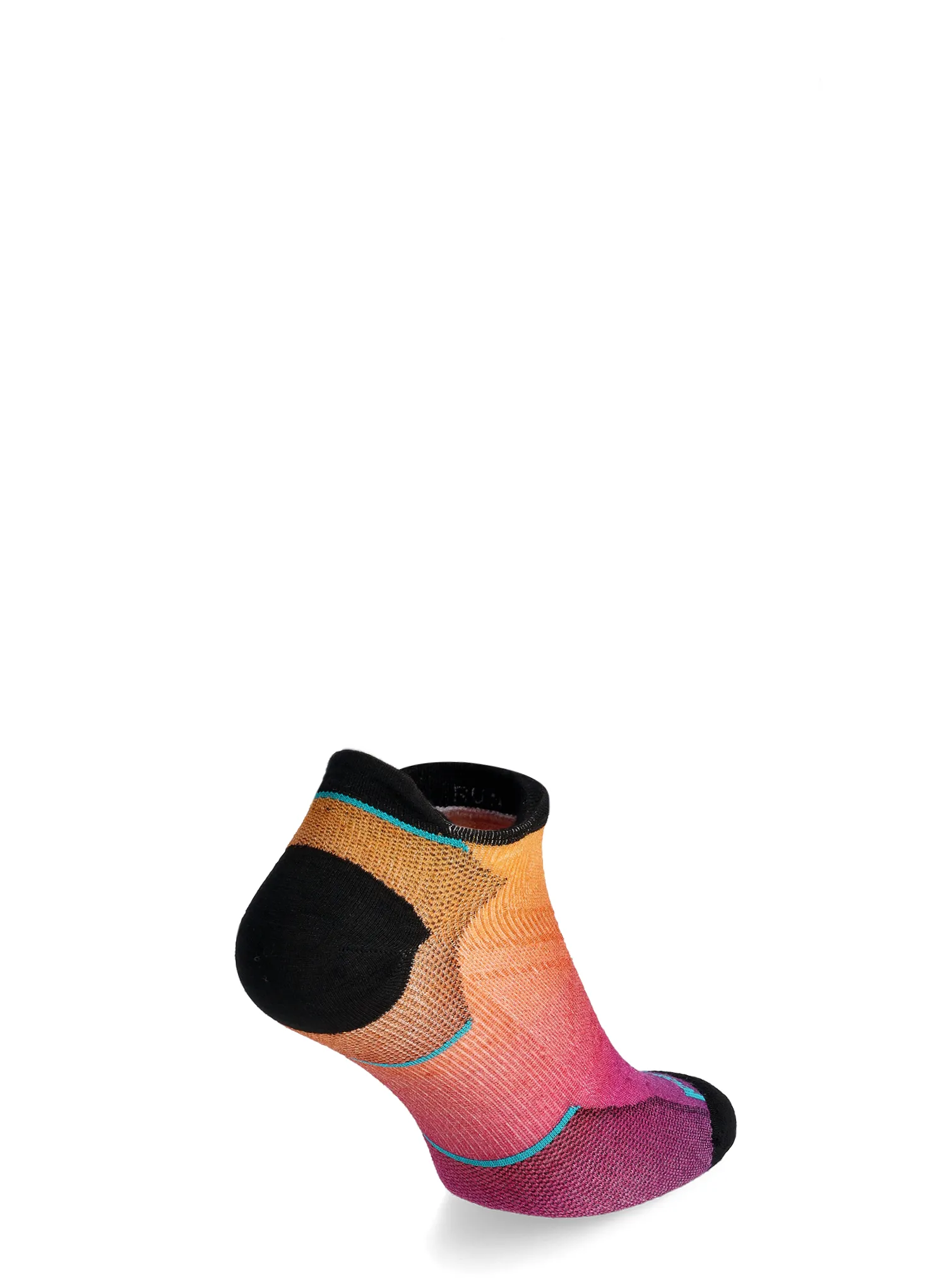 Běžecké ponožky dámské Smartwool Run Zero Cushion Ombre Print Low Ankle Socks - tandoori orange