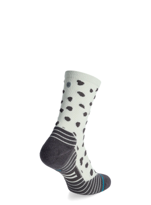 Dámské ponožky Stance Leopard Mid Crew - lt blue