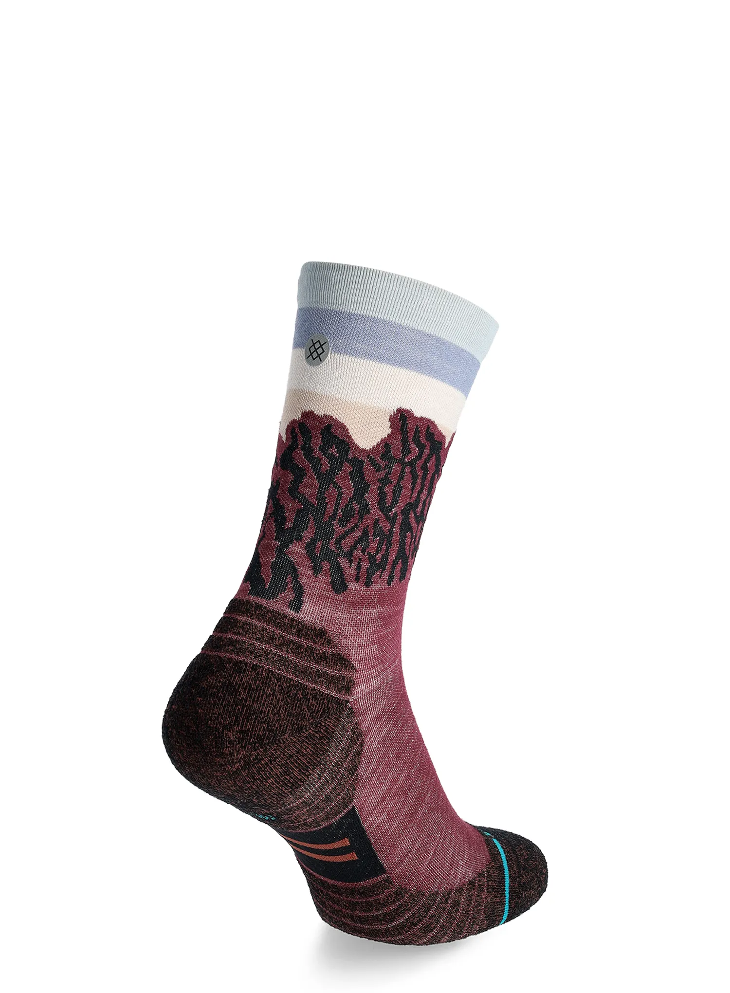 Dámské ponožky Stance The Ridge Light Wool Crew - wine