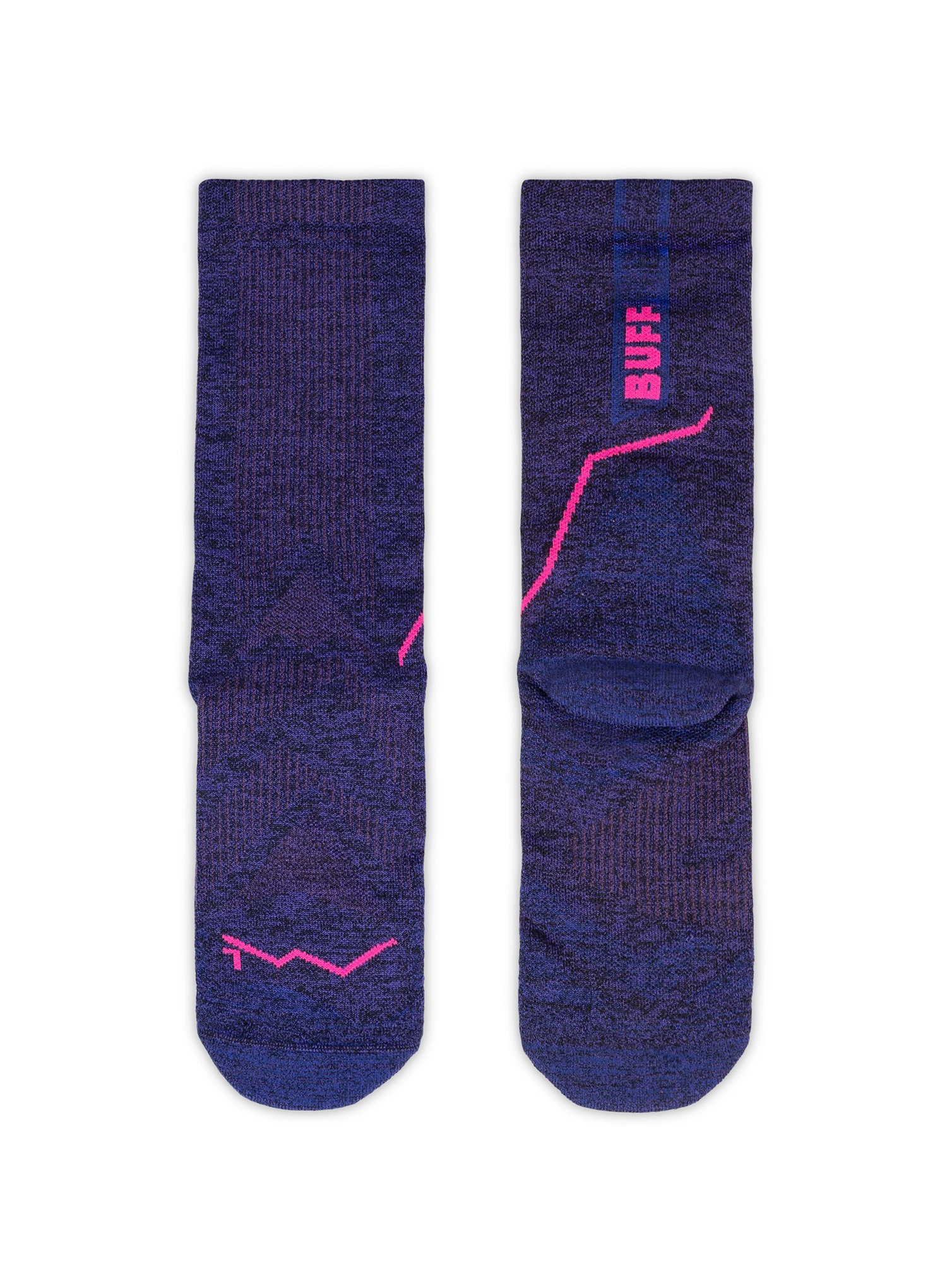 Běžecké ponožky Buff Dryflx Crew Sock DC - ultramarine