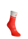Běžecké ponožky Compressport Mid Compression Socks V2.0 - fluo red/white