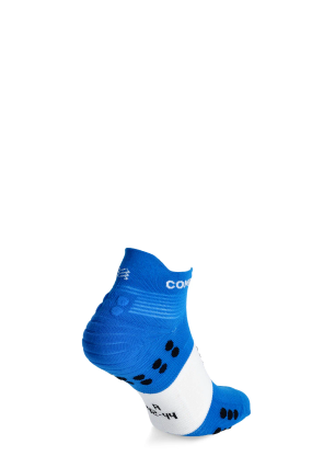 Běžecké ponožky Compressport Pro Racing Socks v4.0 Run Low - princess blue/white