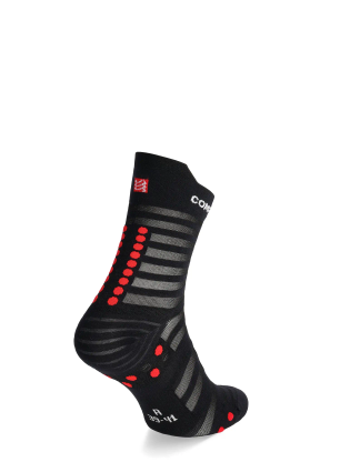 Běžecké ponožky Compressport Pro Racing v4.0 UL Run High - black/red