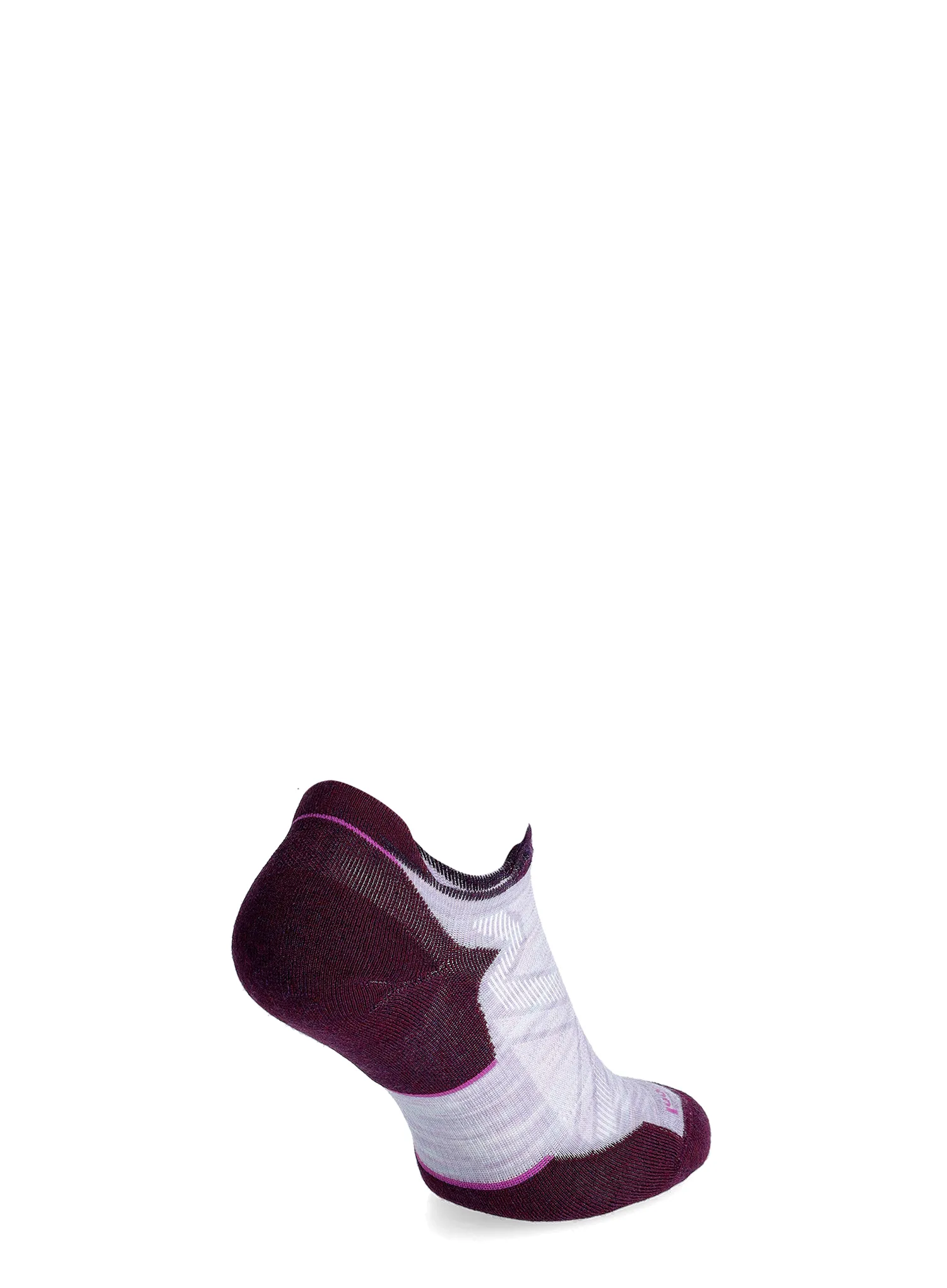 Běžecké ponožky dámské Smartwool Run Targeted Cushion Low Ankle Socks - purple/white