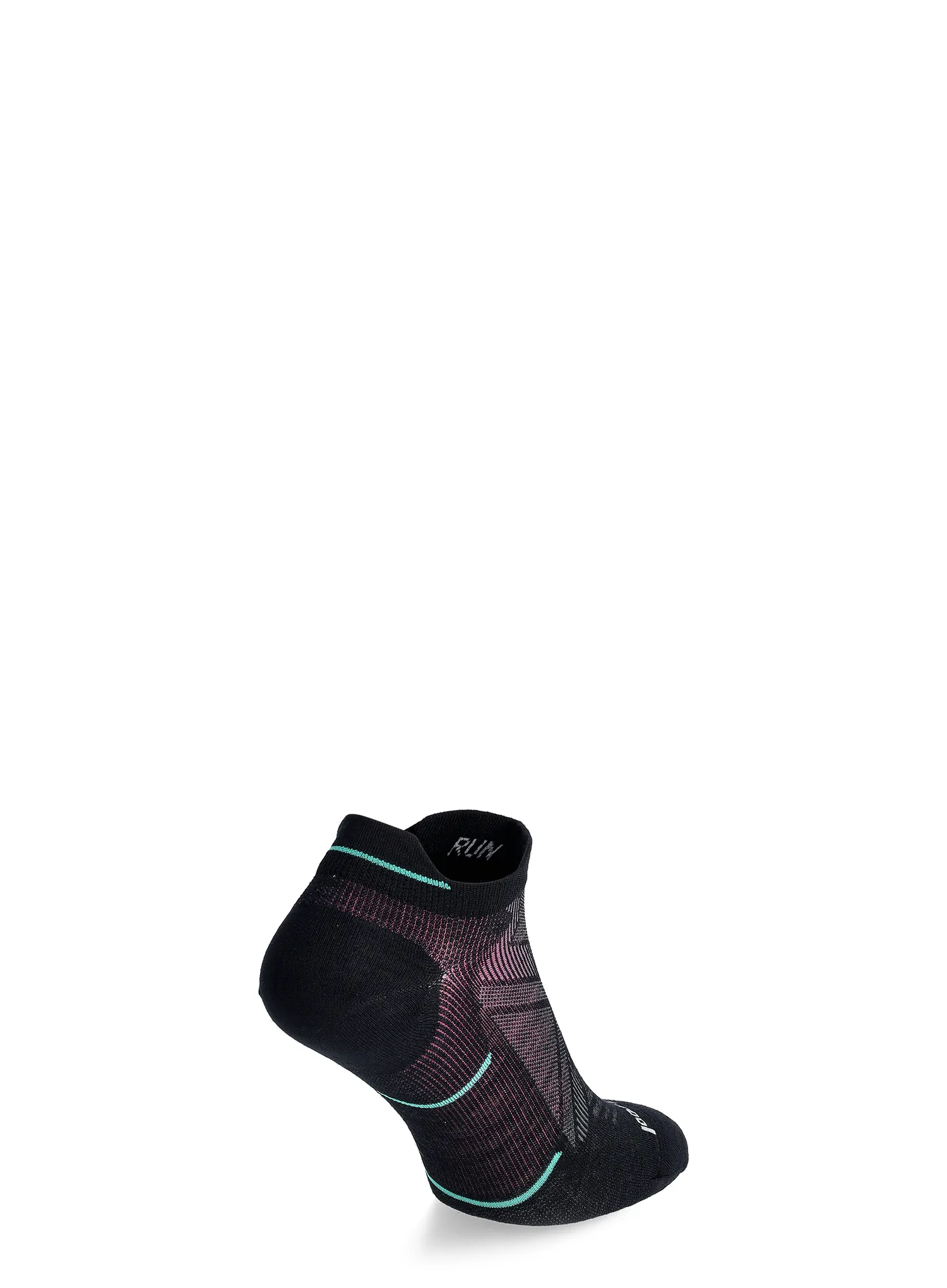 Běžecké ponožky dámské Smartwool Run Zero Cushion Low Ankle Socks - black