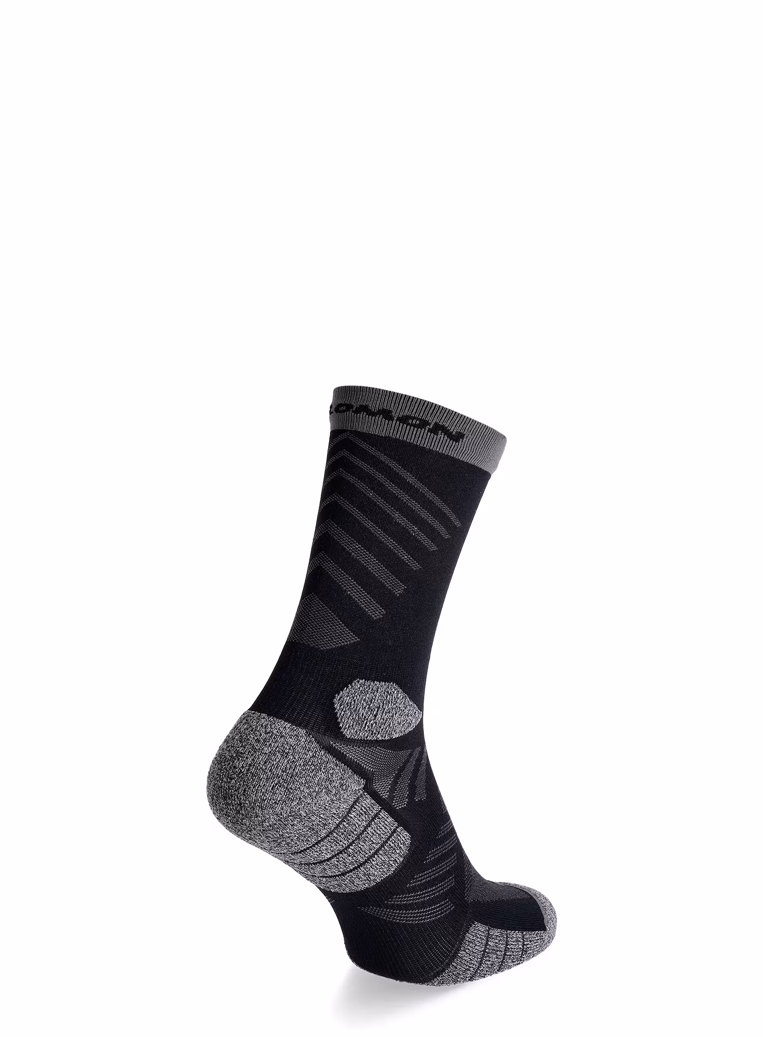Běžecké ponožky Salomon Aero Crew - black/castelrock