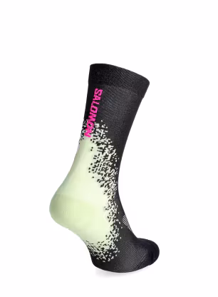 Běžecké ponožky Salomon Gravel Crew - pink glo/butterfly