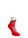 Běžecké ponožky Salomon Pulse Ankle - fiery red/vanilla ice/black