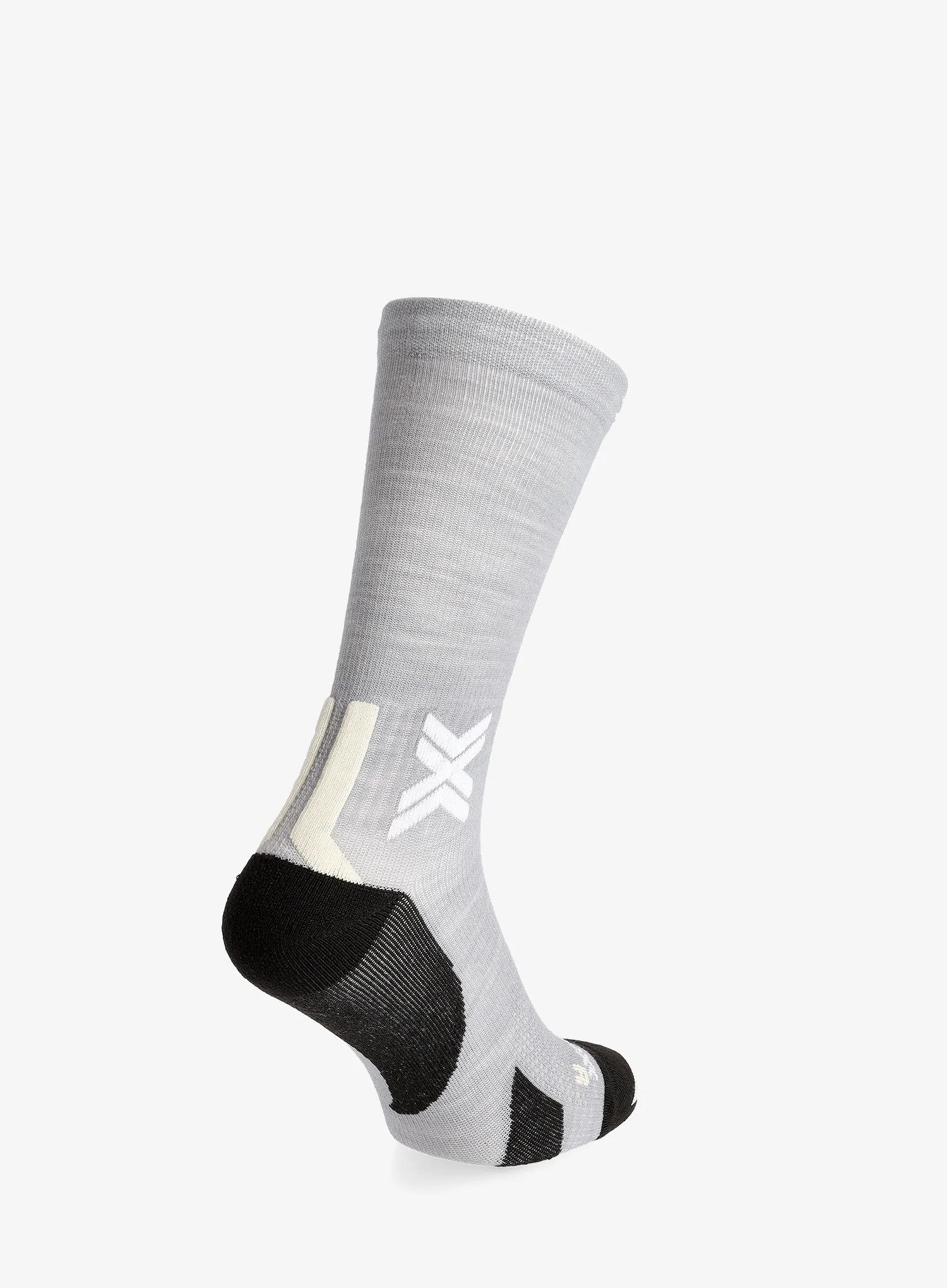 Běžecké ponožky X-Socks Run Discover Merino Crew - seal grey/light sand