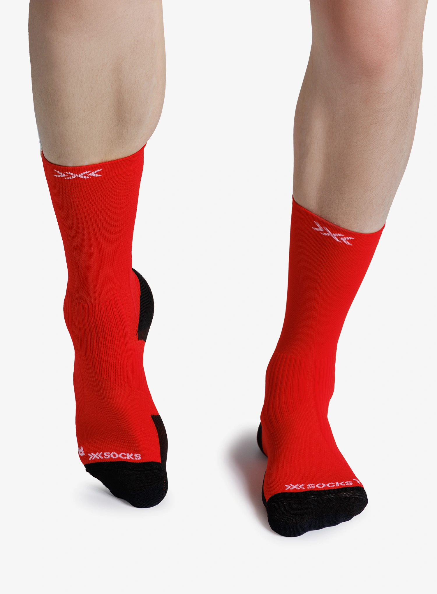 Běžecké ponožky X-Socks Trailrun Perform Crew - rocket red
