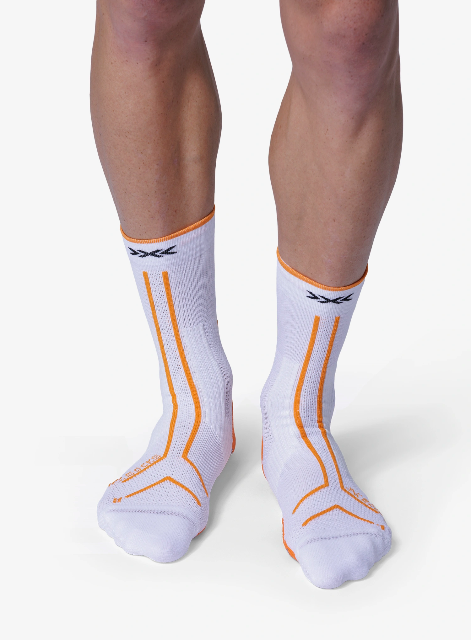 Běžecké ponožky X-Socks Trailrun Terraskin Expert Crew - x white/blazing orange