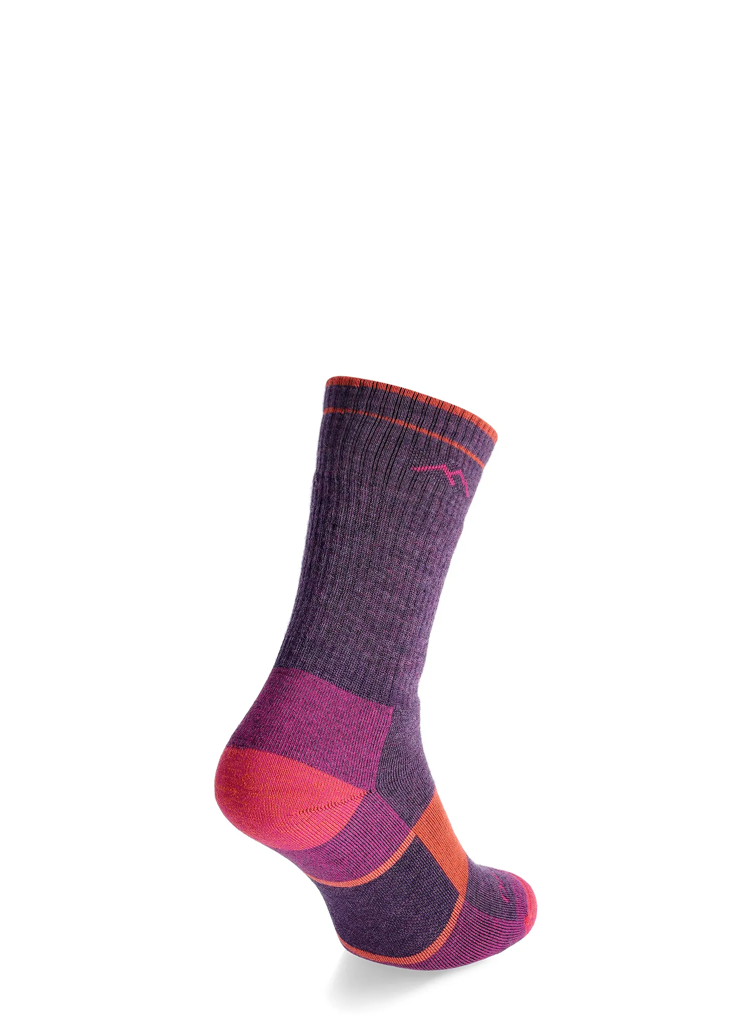 Merino ponožky dámské Darn Tough Hiker Boot Midweight Full Cushion - plum heather