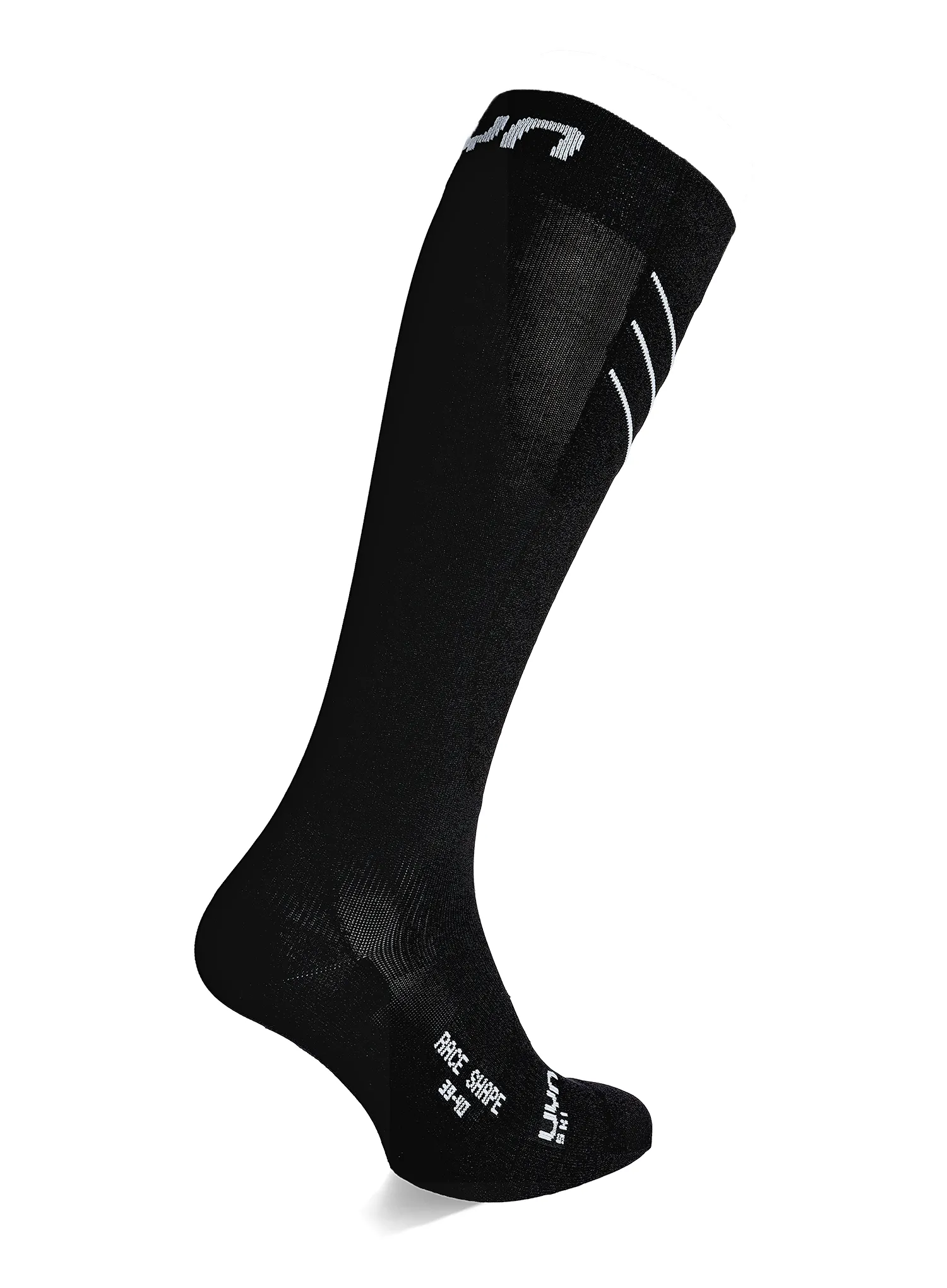 Dámské lyžařské ponožky UYN Ski Race Shape Socks - black/white