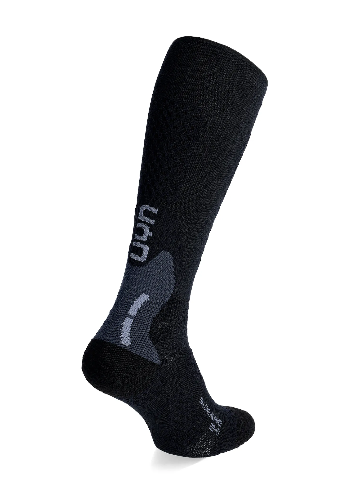 Lyžařské ponožky UYN Ski One Alpine Merino Socks - black/grey
