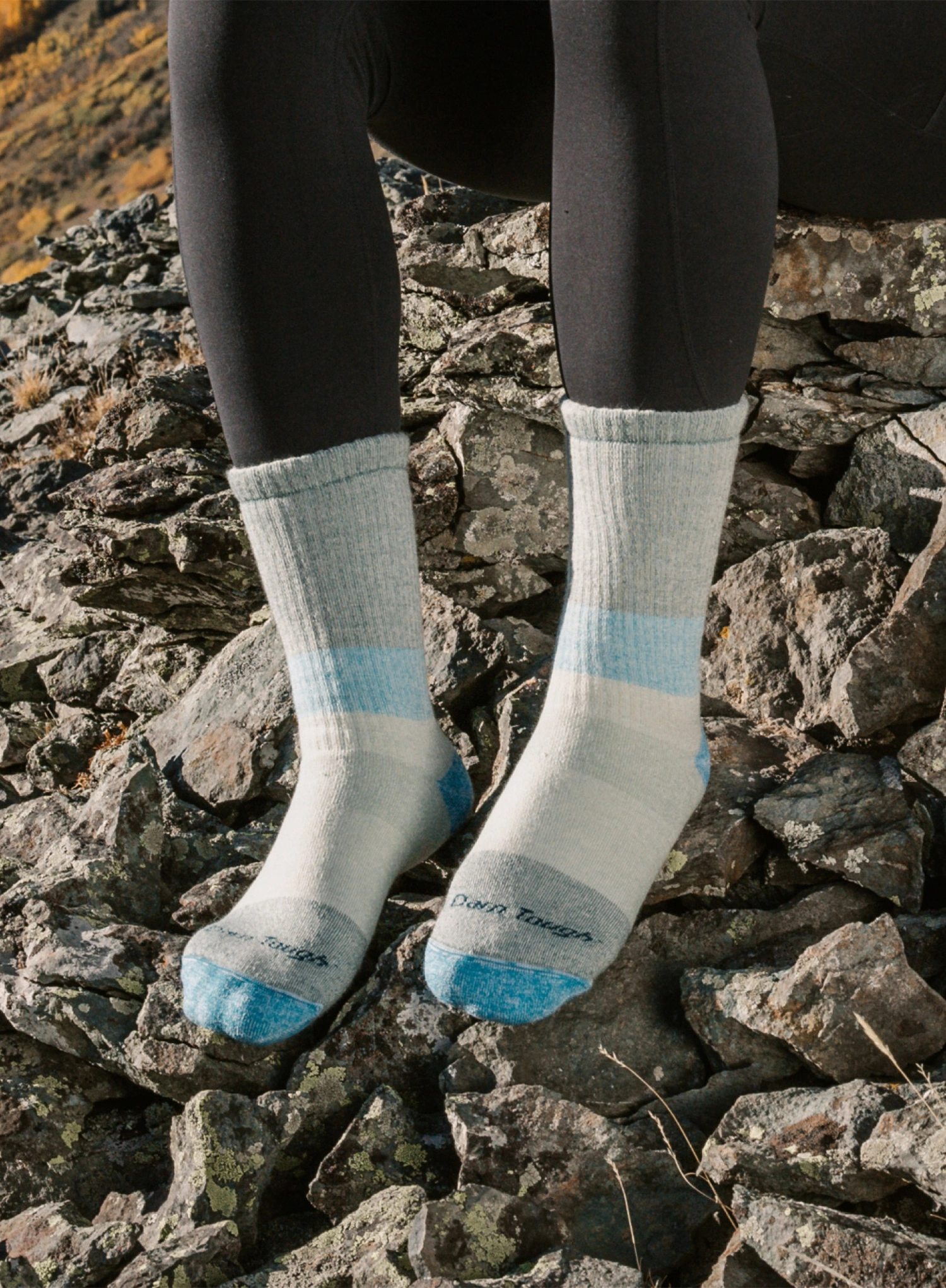 Trekingové ponožky Darn Tough Mountaineering Micro Crew Heavyweight with Full Cushion - reed