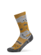 Turistické ponožky Buff Merino LIghtweight Crew Sock LWC2 - umber khaki